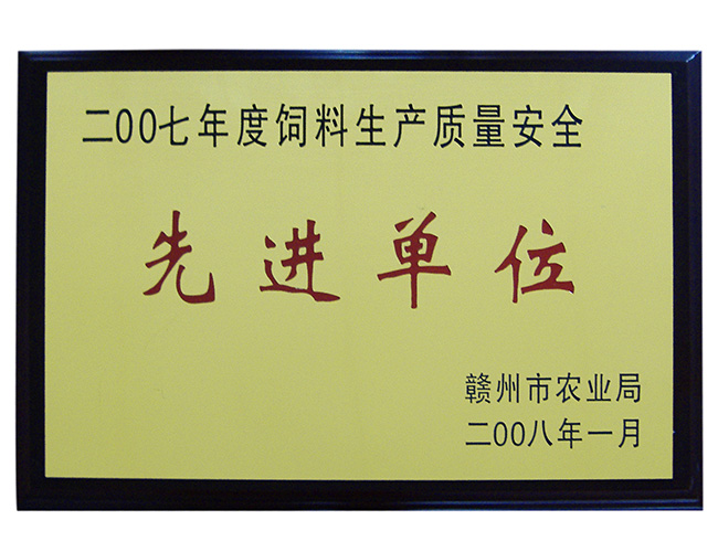 2007年先進單位