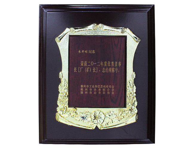 2012年優(yōu)秀董事長